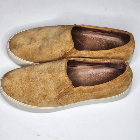 Frye Tan Slip-On Loafers - Picture 9 of 10